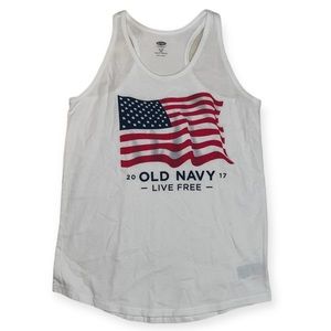 Old Navy USA Flag Tank Top